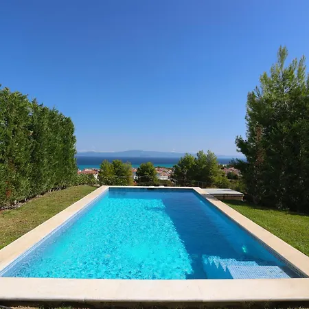 Paradisio - Pool, Sea View, 4bdrms,bbq Hanioti