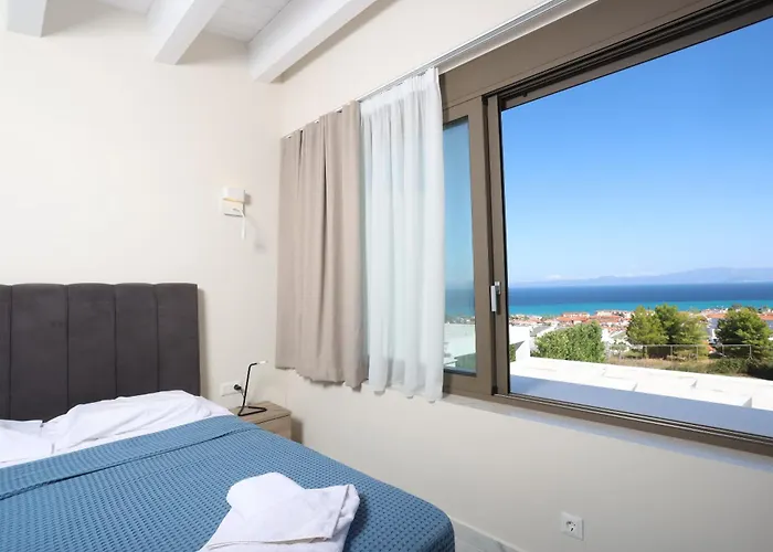 Paradisio - Pool, Sea View, 4bdrms,bbq Chaniotis