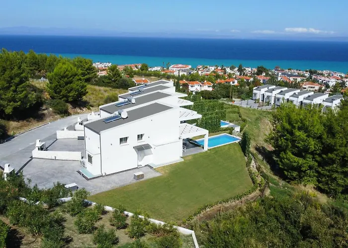 Paradisio - Pool, Sea View, 4bdrms,bbq Vila Chanioti